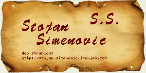 Stojan Simenović vizit kartica